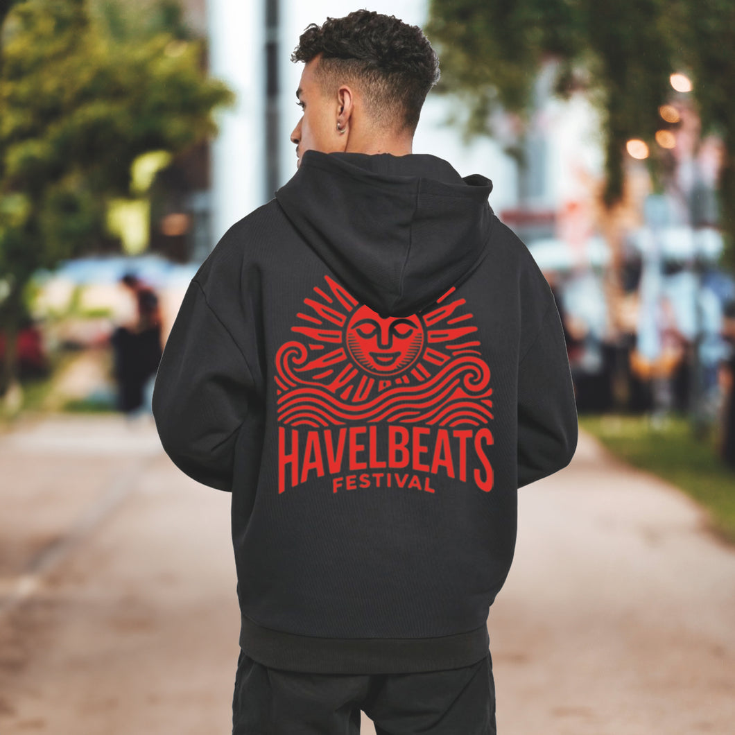 HAVELBEATS PREMIUM OVERSIZED HOODIE RED