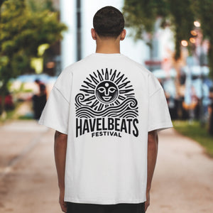 HAVELBEATS PREMIUM OVERSIZED DESIGNSHIRT WHITE