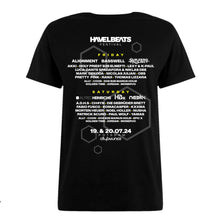 Laden Sie das Bild in den Galerie-Viewer, OFFIZIELLES HAVELBEATS 2024 LINE UP SHIRT
