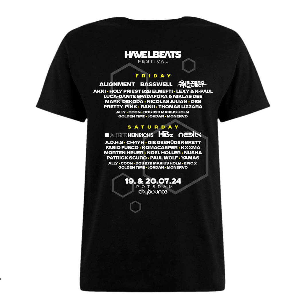 OFFIZIELLES HAVELBEATS 2024 LINE UP SHIRT